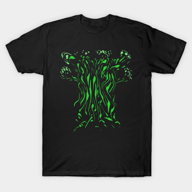 tree - face - mystical T-Shirt by Nikokosmos